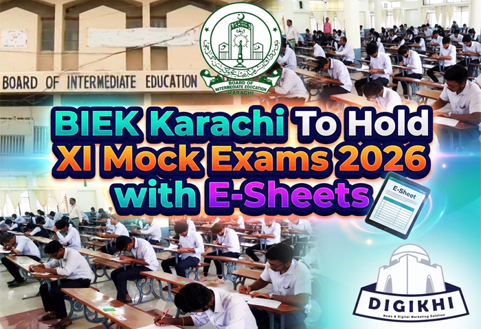 BIEK Karachi To Hold XI Mock Exam 2026 with E-Sheets