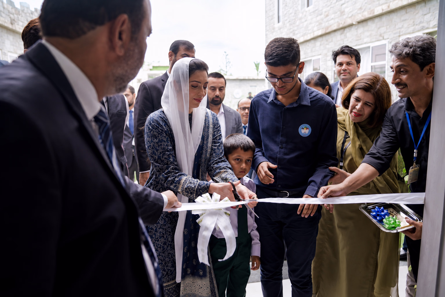Centre for Autism Karachi Pakistan Inauguration by Aseefa Bhutto.